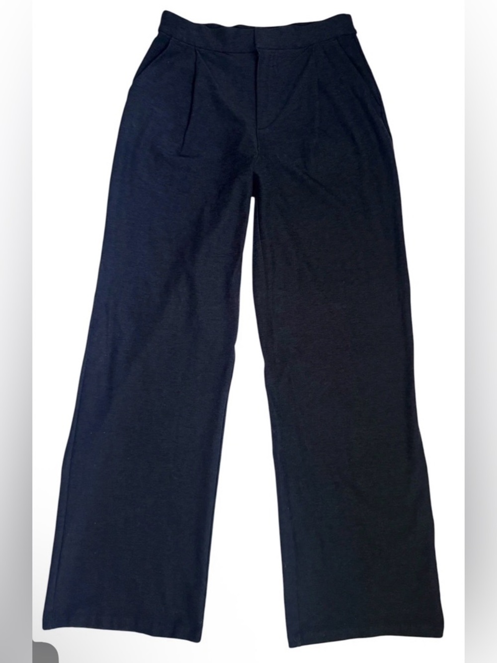 Vuori Elevation Pants Womens XS black heather High Rise Wide Leg Stretch VW4089
